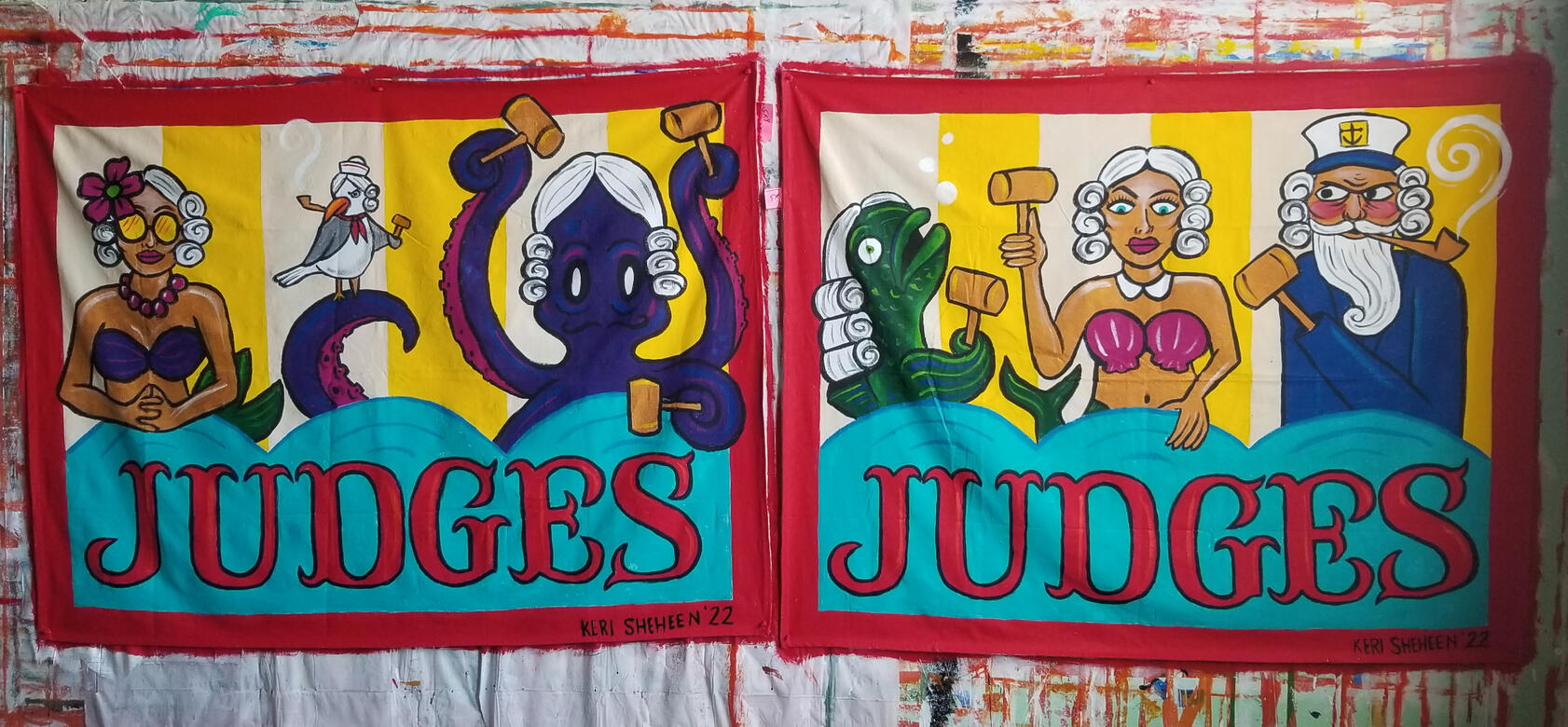 2022, Judge's Stand Banners